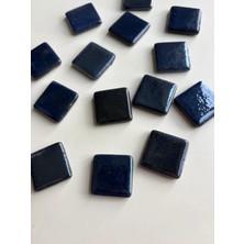 Karsan Mozaik Sanatsal Mozaik Metalik Mavi 2,5x2,5cm Mozaik Sanatı Malzeme (100GR)