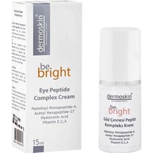 Dermoskin Be Bright Göz Çevresi Peptit Kompleks Krem 15 ml - Diş Beyazlatıcı Köpük Hediye
