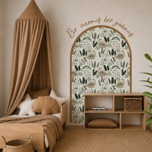 Trend Wall Decor 75X122.5 cm Çocuk & Bebek Odası Duvar Sticker | Bir Varmış Yazılı Çerçeveli Set | Dinozor Temalı Oda Dekoru, Çocuk Bebek Odası Duvar Sticker | Bir Varmış Yazılı Çerçeve Seti | Masal Temalı Oda Dekoru