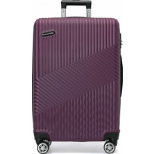 Travel Soft Sanderum -B 6fx Mor Unisex Büyük Boy Valiz