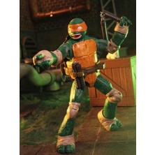McFarlane Toys Teenage Mutant Ninja Turtles - Michelangelo Page Punchers Aksiyon Figürü, Özel Çizgi Roman Dahil