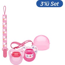 Wee Baby 2’li Damaklı Emzik No:1 - Kız (Kutu ve Band Seti)