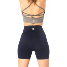 HARSFIT Kadın Seamless Şort Tayt - Avira Yüksek Bel Toparlayıcı Fitness ve Pilates Şortu