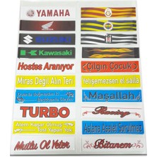 Motobisavm Yazı Sticker 100'LÜ