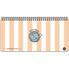 Keskin Color Hisli Şeyler 13*27 Spiralli Stickerli Planner - Işıldıyorum