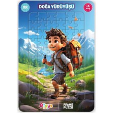 BToys - Doğa Yürüyüşü - Frame Puzzle - 60 Parça