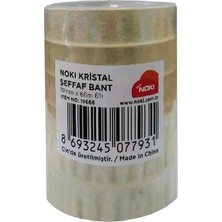 Noki Şeffaf Bant 19mm*66m 6'lı Rulo 19666