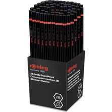 Rotring 2B Kurşun Kalem Seti 72 Adet Kolay Açılma Özelliği ile Siyah Renk