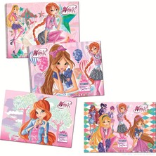 Winx Club Gıpta Winx Spiralli Resim Defteri Karışık Kapak 35x50 15 Yaprak