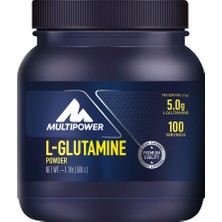 Multipower L-Glutamine 500 gr Toz Formda 100 Servis Yetişkinler İçin Besin Takviyesi