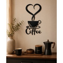 Karbonsoft Coffe Dekoratif Lazer Kesim Tablo