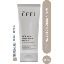 The Ceel Pirinç Sütü Güneş Kremi Spf 50+ Yüksek Koruma & Nem Destekli Pirinç Suyu, Hyaluronik Asit 50 ml