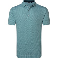 Footjoy Nautical Flag Print Lisle Erkek T-Shirt Yeşil 39263