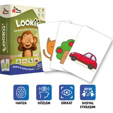 Playever Lookii Görsel Hafıza Ve Dikkat Geliştirme Kart Oyunu