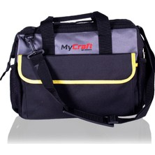 Mycraft 12" Bez Takım Çantası Su Geçirmez Kumaş ve Kapaklı Cepler ile Dayanıklı Tasarım