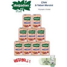 Doğadan 9 Paket Form Çilek & Yaban Mersini 18 Poşet ve Rosıe