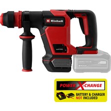 Einhell Profesyonel Akülü Kırıcı TP-DH 18/4 Li BL-Solo Power X-Change (18 V, Kömürsüz, 4.0 J, SDS-Plus, sürekli çalışma modu, sivri ve yassı keski ile çanta dahil, akü dahil değildir) - 4514190