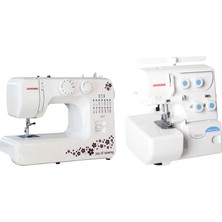 Janome 311 Joy Of Sewing Dikiş Makinesi ve 8002D Overlok Makinesi Avantajlı Paket