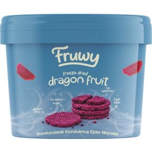 Fruwy Dondurularak Kurutulmuş Ejder Meyvesi Kova 1 Adet Organik Sertifikalı Gluten Free