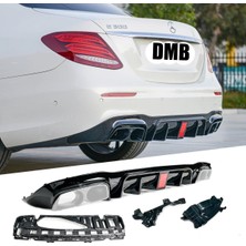 Dmb Mercedes E Serisi W213 Amg Arka Tampon 2016-2020 Arası Difüzörlü