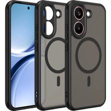Tılsım Tekno Poco X8 Pro Kılıf M-Safe Şarj Özellikli Kamera Korumalı Tstk Lunex Kapak - Siyah