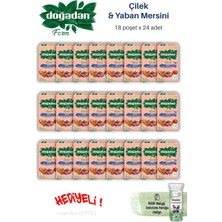 24 Paket Doğadan Form Çilek & Yaban Mersini 18 Poşet ve Rosıe