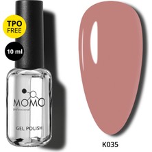 Momo Professional Kalıcı Oje K035, Gül Kurusu, 10 ml