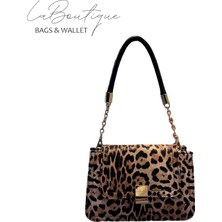 La Boutique Lb Çanta 5317 Leopar Kahve