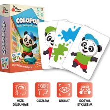 Playever Colopop, Hızlı Düşünme ve Görsel Dikkat Kart Oyunu (4-7 Yaş)