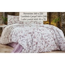 Livoras Home Tek Kişilik Nevresim Takımı Nevresim 160 x 220 Çarşaf 160 x 240 Yastık 50 x 70