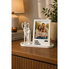 Root Made Baba ve Çocuk Temalı Dekoratif Modern Fotoğraf Çerçeve 10X7 Fotoğraf Alanı Babalar Günü Hediyesi