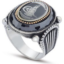 Innuendo Jewelry 925 Ayar Gümüş Osmanlı Erkek Yüzük
