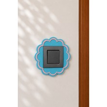 Icon Layer Flower Dekoratif Priz Anahtar Çerçevesi
