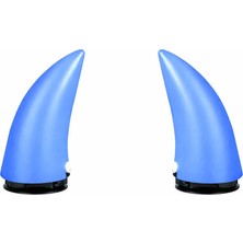 Hsb Prohes PH-346 Işıklı Sarjlı Kask Boynuzu Mavi