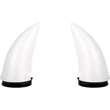 Hsb Prohes PH-346 Işıklı Sarjlı Kask Boynuzu Beyaz