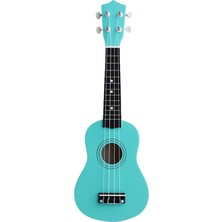 Moon AU02BGR Soprano Ukulele (Mavi/yeşil Renk Çantalı)