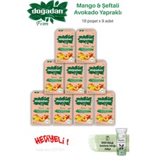 Doğadan 9' Lu Form Mango & Şeftali 18 Poşet ve Rosıe