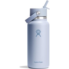 Hydro Flask Geniş Kapak Pipetli Termos 946 ml (32 Oz) - Surf Mavi