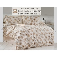 Livoras Home Tek Kişilik Nevresim Takımı Nevresim 160 x 220 Çarşaf 160 x 240 Yastık Kılıfı 50 x 70