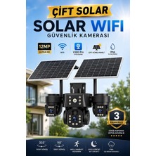 Ventus MPIA  MARO Wifi 12MP Üç Kameralı UltraHD Güneş Enerjili Akıllı Güvenlik Kamerası