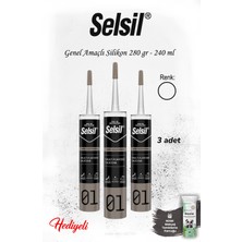 Selsil Beyaz 3'lü Genel Amaçlı Silikon, Rosıe