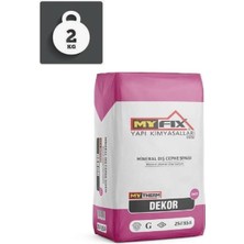 Myfix Dekoratif Mineral Dış Cephe Sıvası Ince 1,5 mm - 2 KG