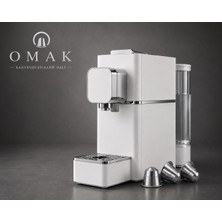 Omak Kapsül Kahve Makinası / Sıcak Su Nozüllü SV826H WSBEYAZ-GÜMÜŞ