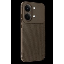 Ergün Collection Poco X8 Pro Max Auto Focus Karbon Kapak - Kahverengi