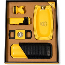 Cohiba 5'li Premium Puro Seti -Sarı-Siyah