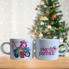 Ghostbastır Design Pembe Panter Kupa Bardak | Tek Adet 0364
