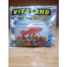 Vitasand Renkli Karışık Çakıl Taşı 350 Gram x 3 Adet