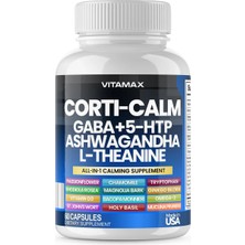 Vitamax Corti Calm Gab/a + 5-Htp Ash. L-Theanine 60 Kapsül