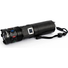 Ergün Collection Bedotech Bd-5 30W Tg LED Alüminyum Alaşımlı Zoomlu Type-C Dijital Göstergeli Şarjlı El Fen