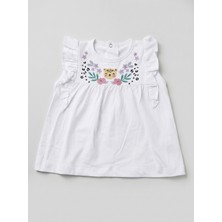 Nazar Baby Kız Bebek Baskılı Şortlu Takım